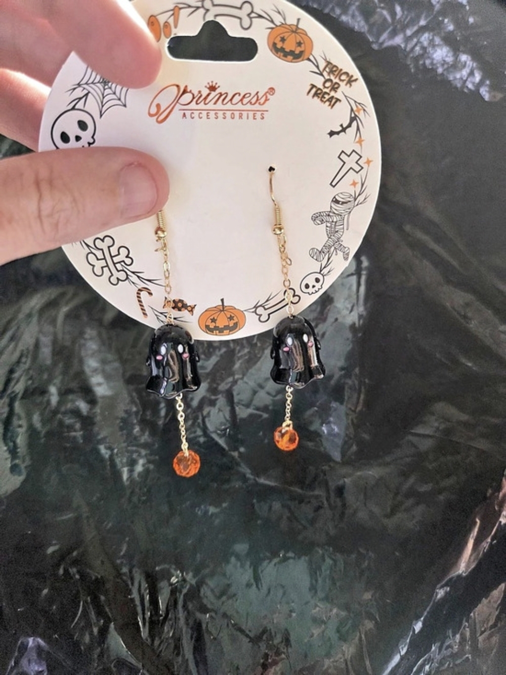 Halloween Ghost Drop Earrings NWT